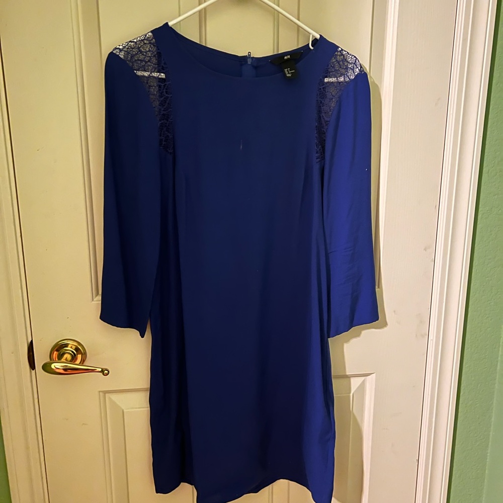 Royal blue dress